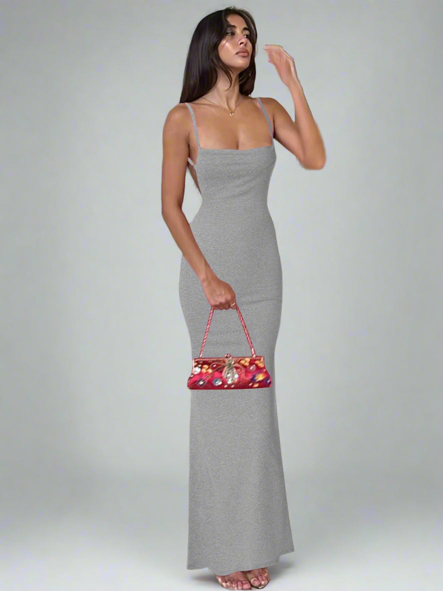 Classic Backless Prom Dress - Eterno