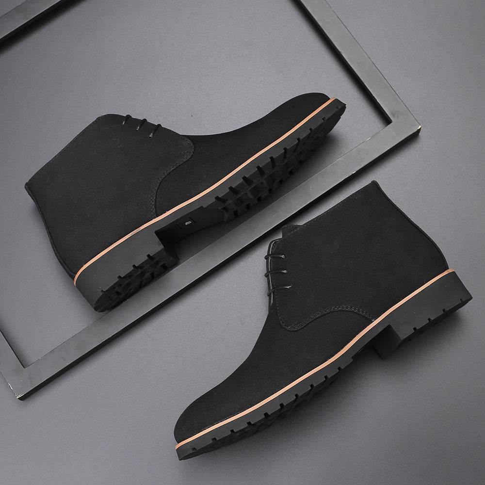 Mens Classic Suede Boots - Eterno