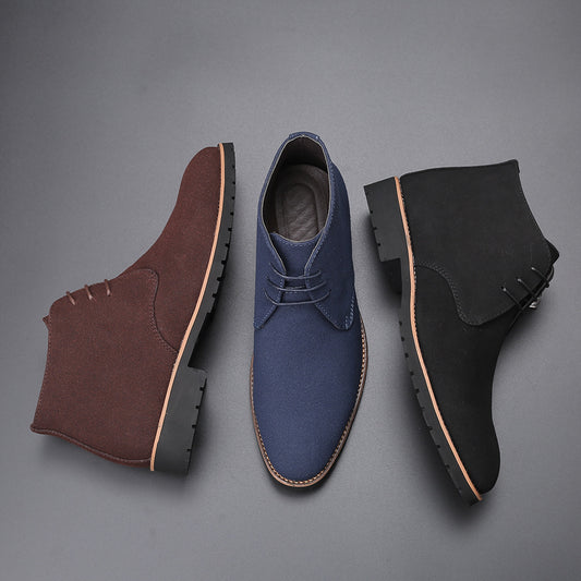 Mens Classic Suede Boots - Eterno