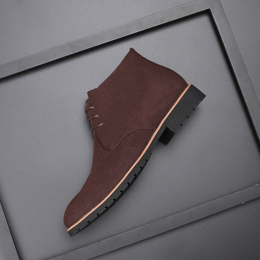 Mens Classic Suede Boots - Eterno