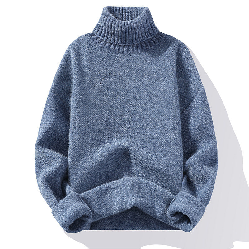 Mens Winter Turtleneck Sweater - Eterno