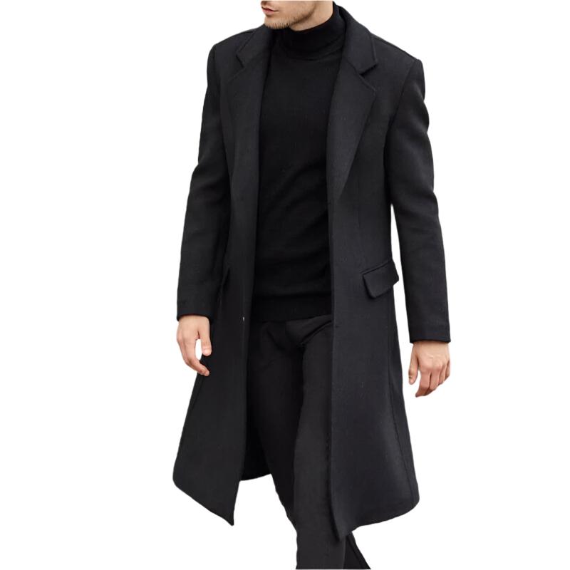 Mens Woolen Trench Coat - Eterno