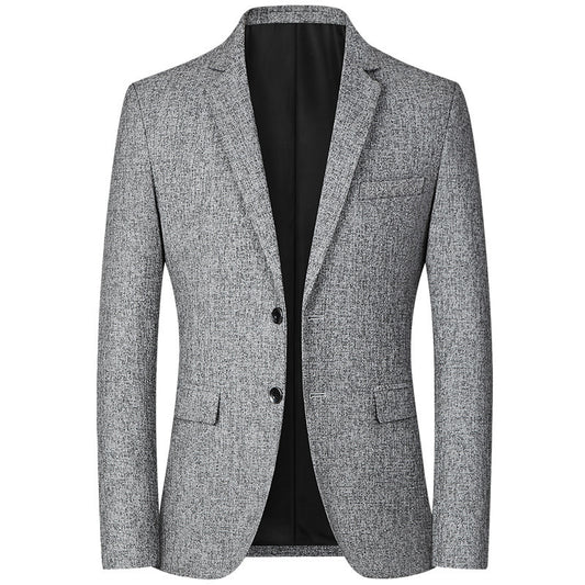 Mens Textured Suit Jacket - Eterno