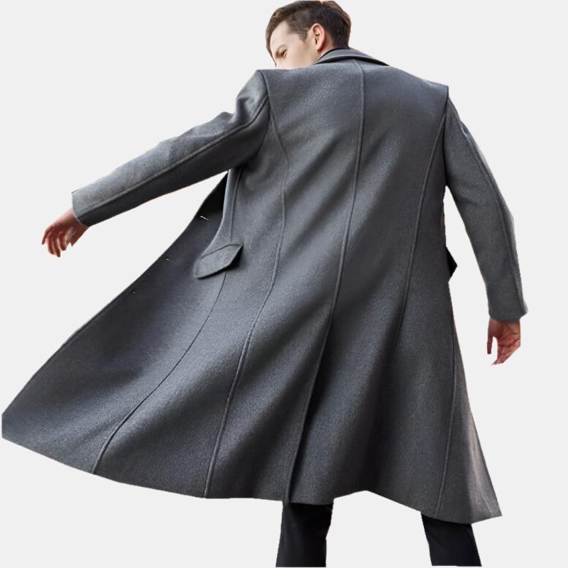 Mens Woolen Trench Coat - Eterno