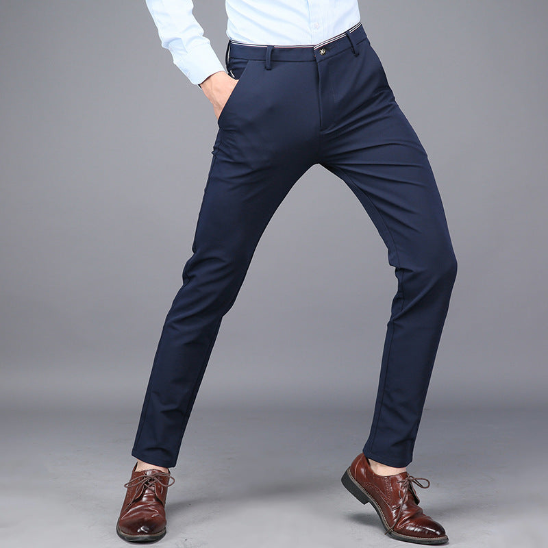 Mens Tailored Stretch Suit Pants - Eterno