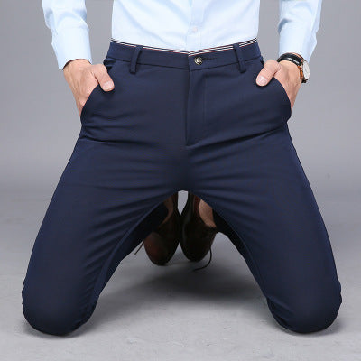 Mens Tailored Stretch Suit Pants - Eterno