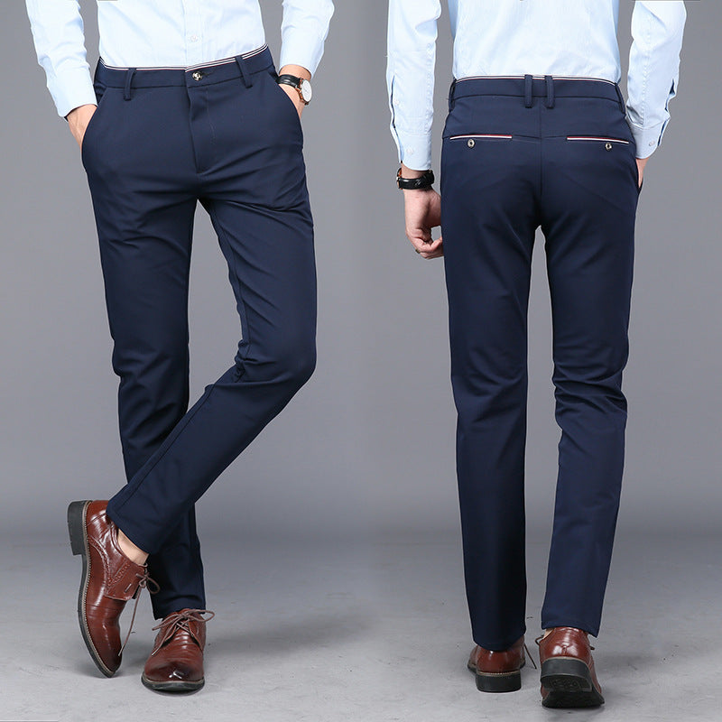 Mens Tailored Stretch Suit Pants - Eterno