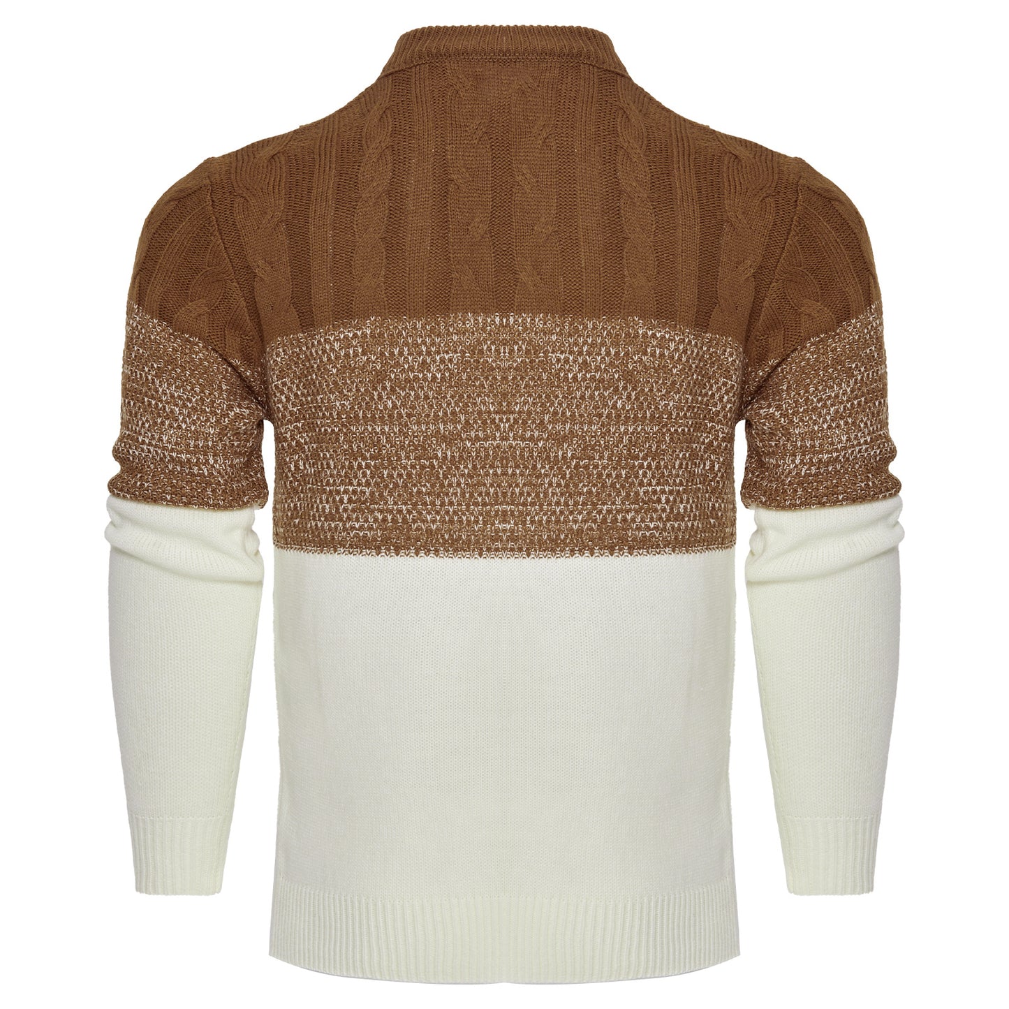 Mens Mixed Knit Sweater - Eterno