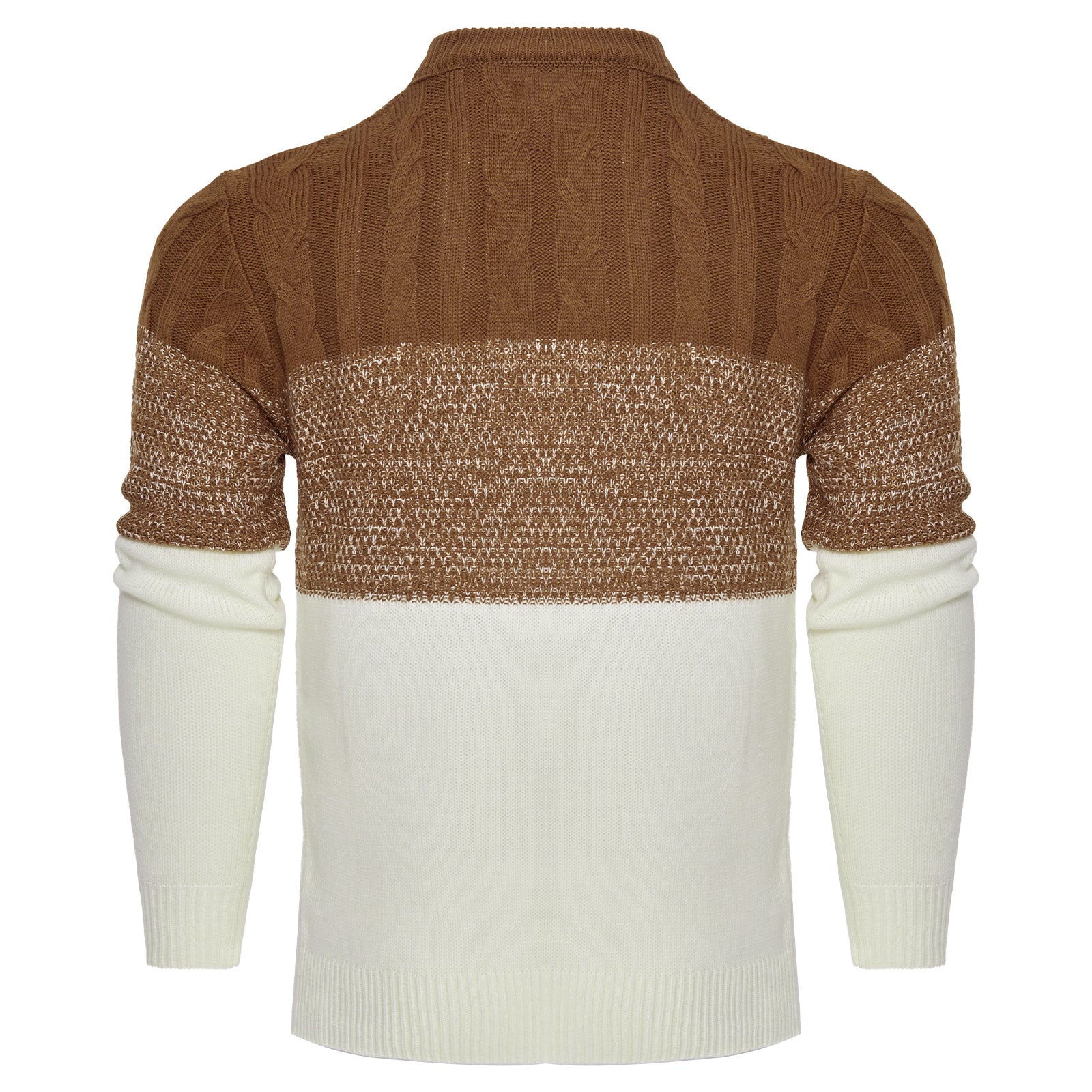 Mens Mixed Knit Sweater - Eterno