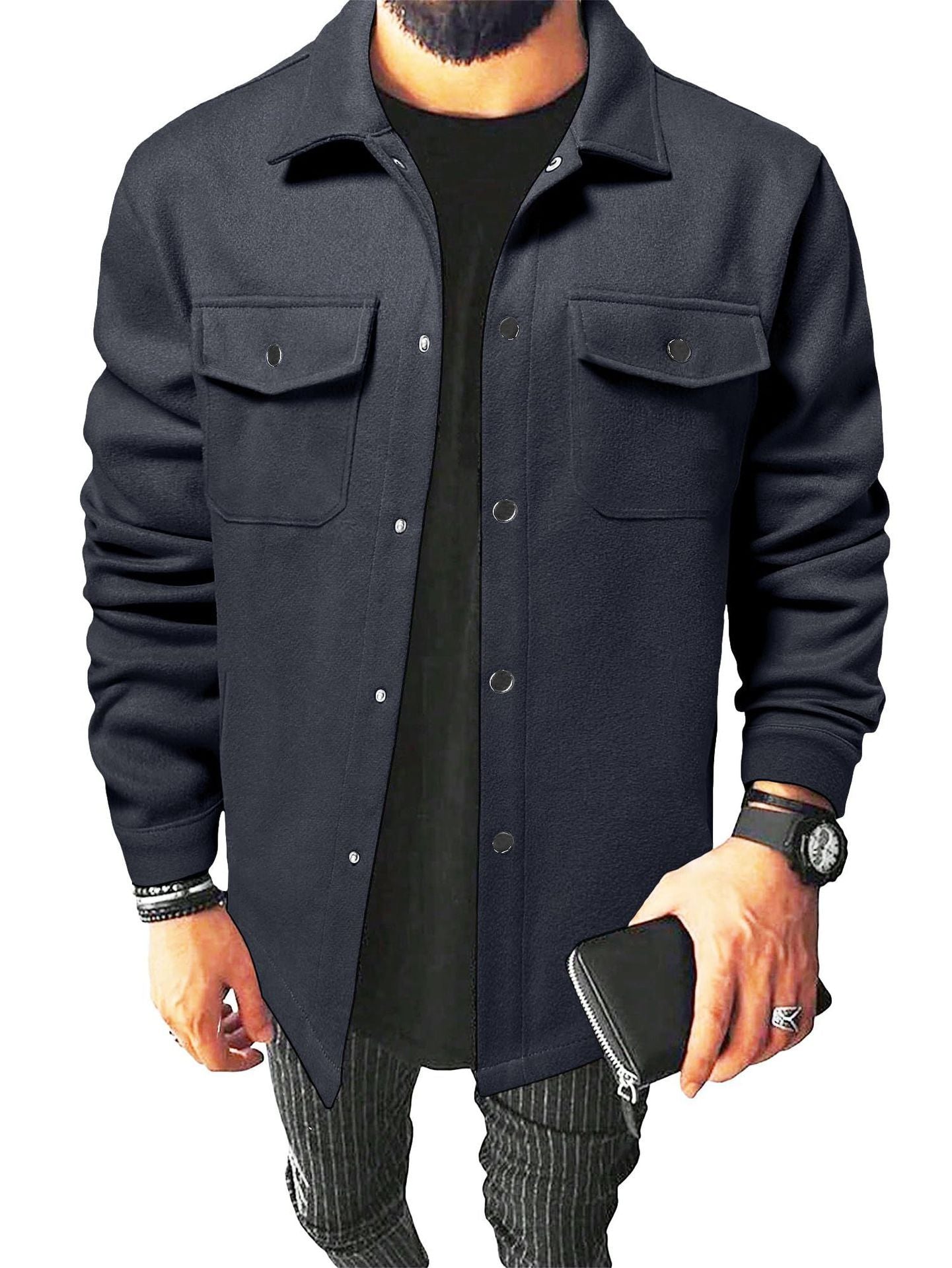 Mens Minimalistic Premium Jacket - Eterno