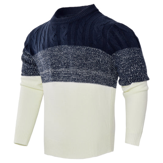 Mens Mixed Knit Sweater - Eterno