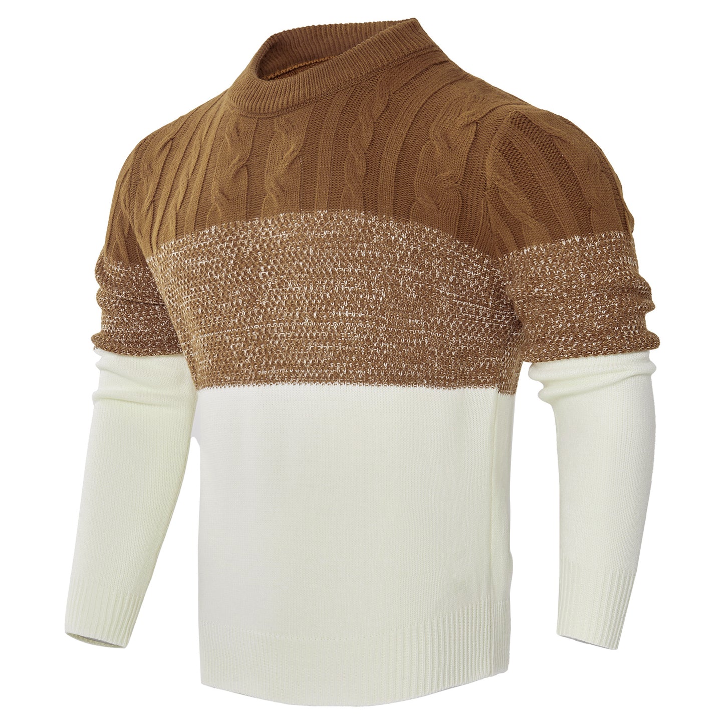 Mens Mixed Knit Sweater - Eterno