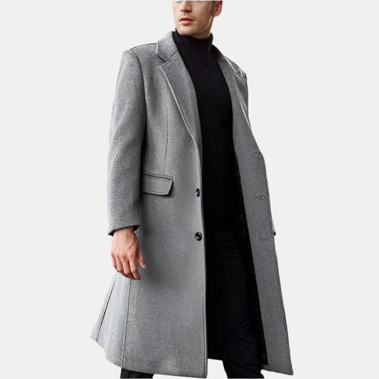 Mens Woolen Trench Coat - Eterno