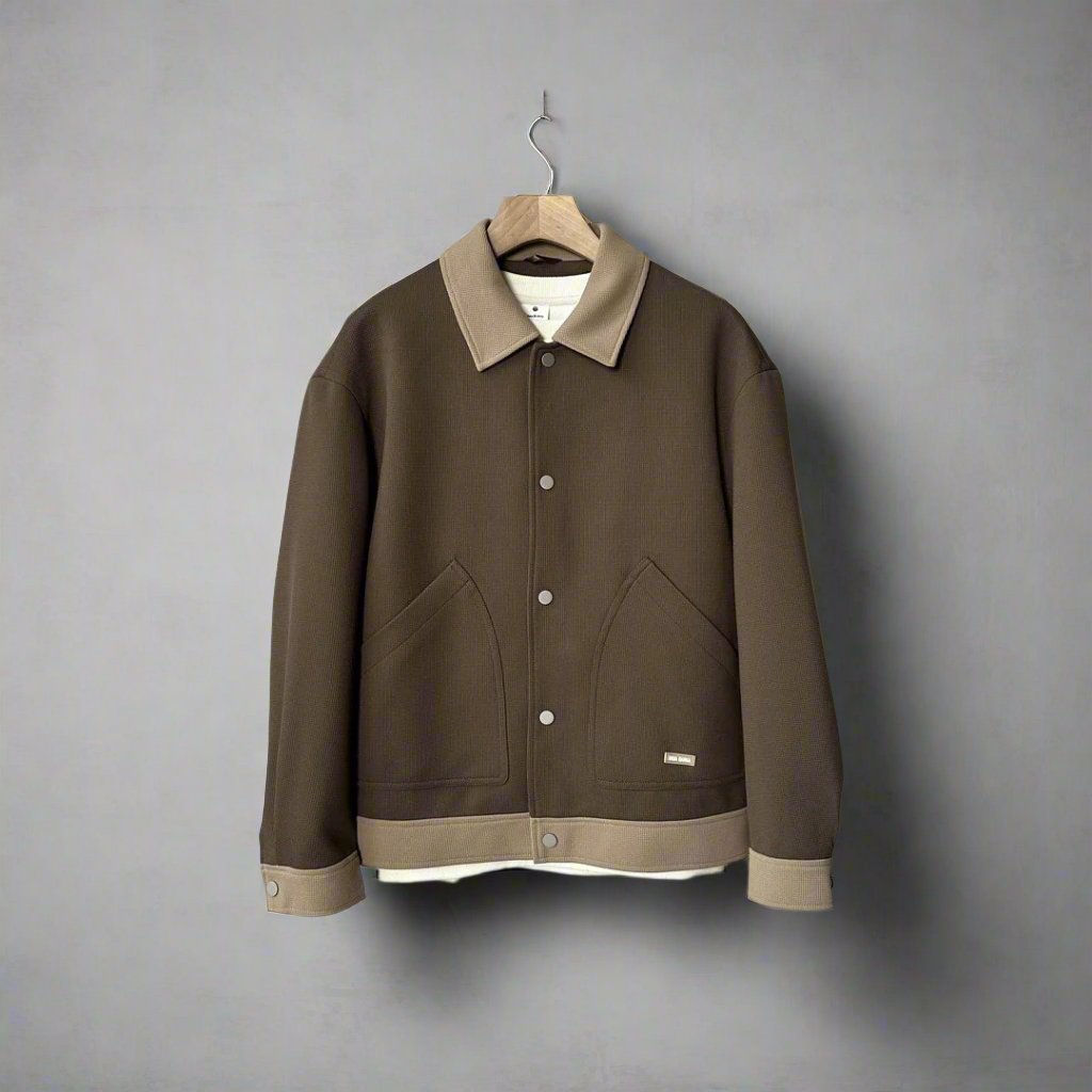 Mens Elegant Collar Jacket - Eterno