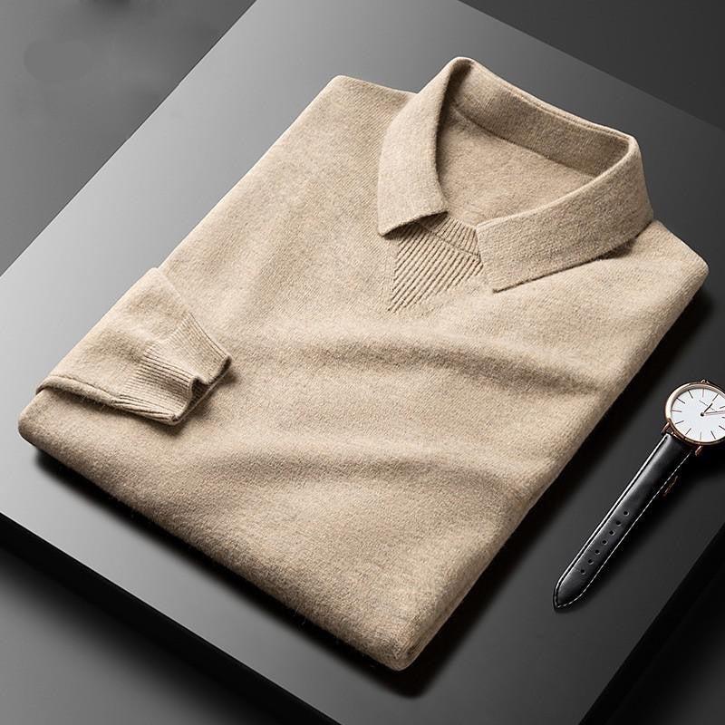 Mens Premium Polo Sweater - Eterno