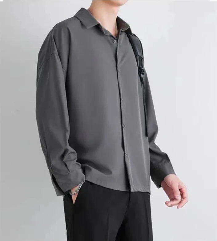 Mens Premium Oversize Shirt - Short and Long Sleeve - Eterno