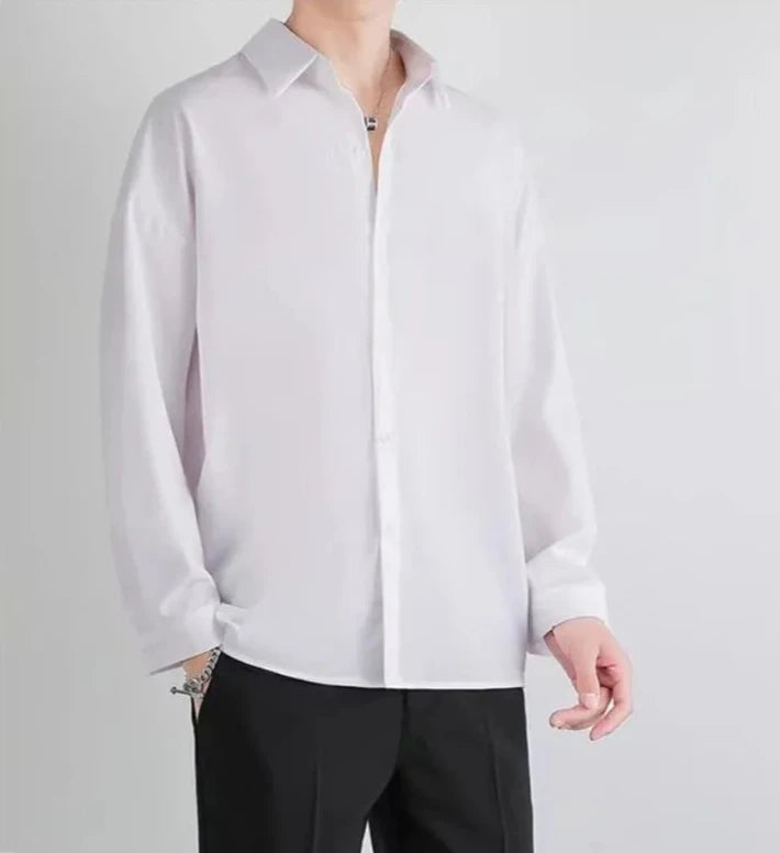 Mens Premium Oversize Shirt - Short and Long Sleeve - Eterno