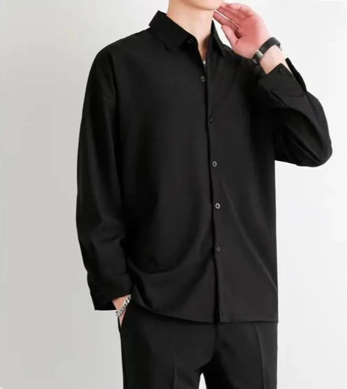 Mens Premium Oversize Shirt - Short and Long Sleeve - Eterno