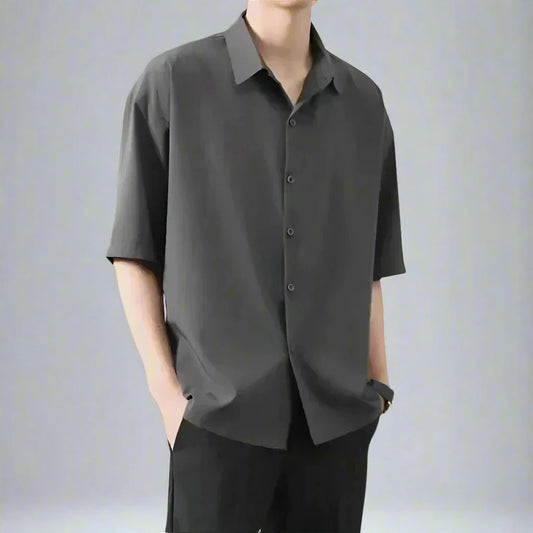 Mens Premium Oversize Shirt - Short and Long Sleeve - Eterno