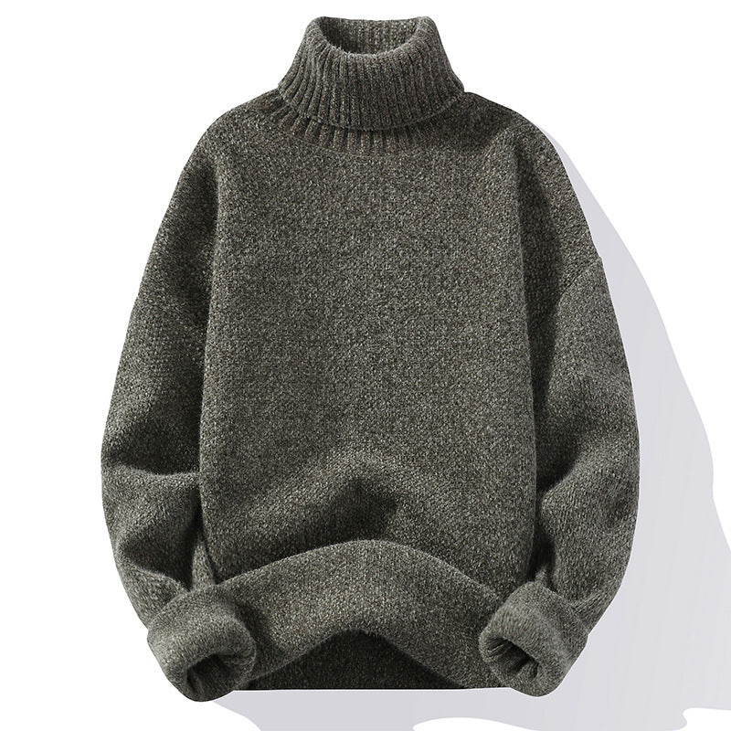 Mens Winter Turtleneck Sweater - Eterno