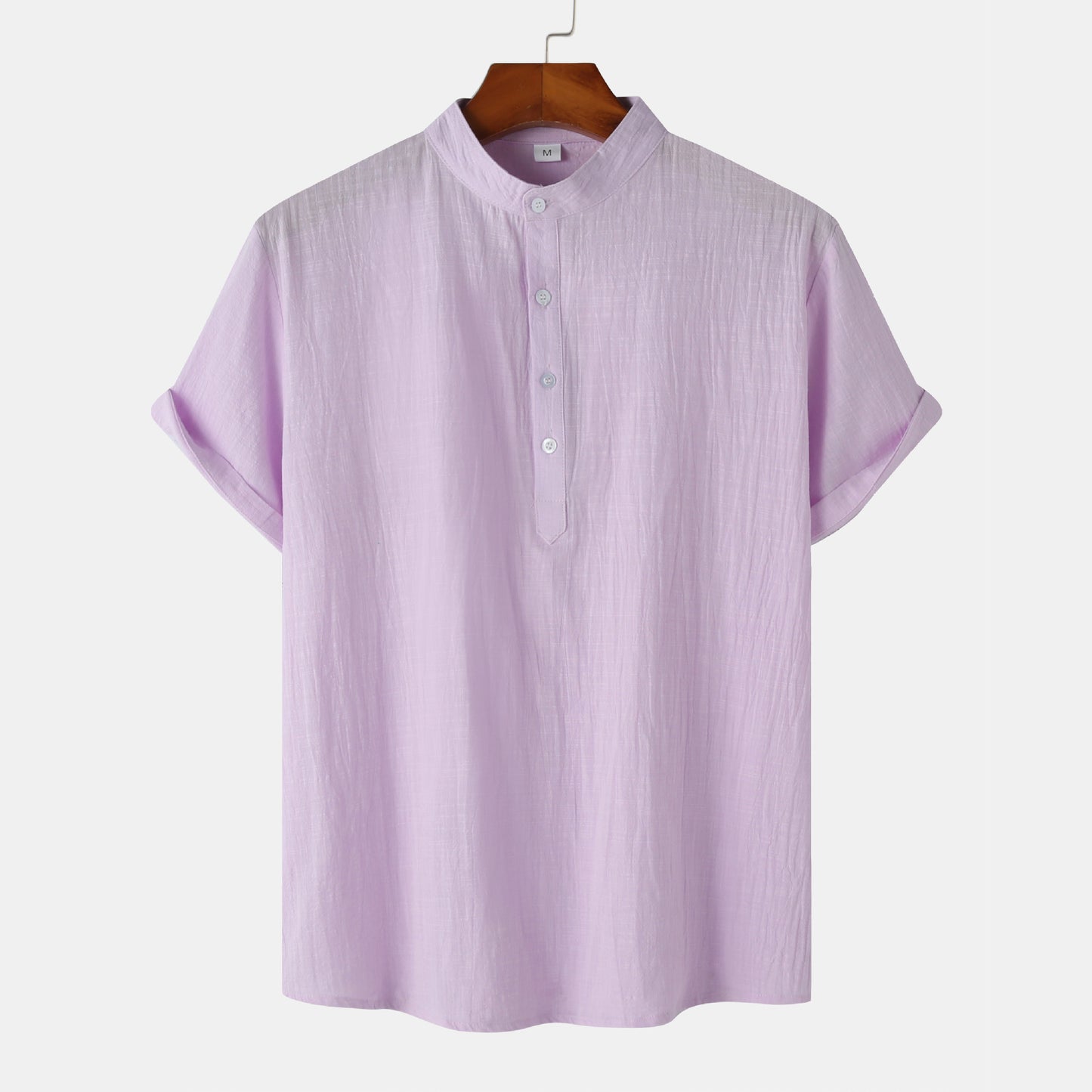 Mens Short Sleeve Linen Shirt - Eterno