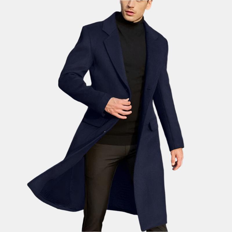 Mens Woolen Trench Coat - Eterno