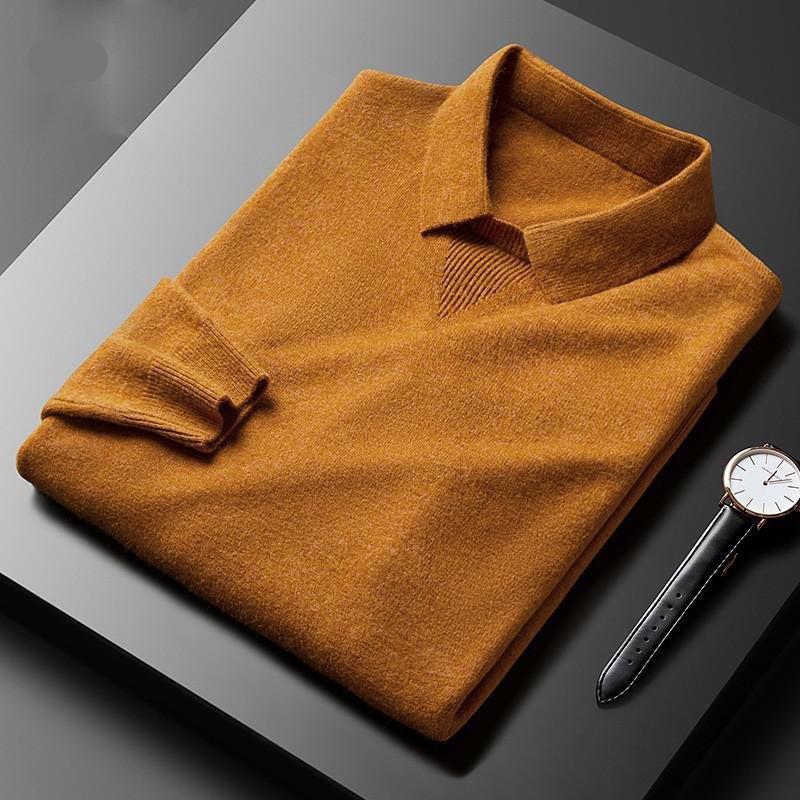 Mens Premium Polo Sweater - Eterno