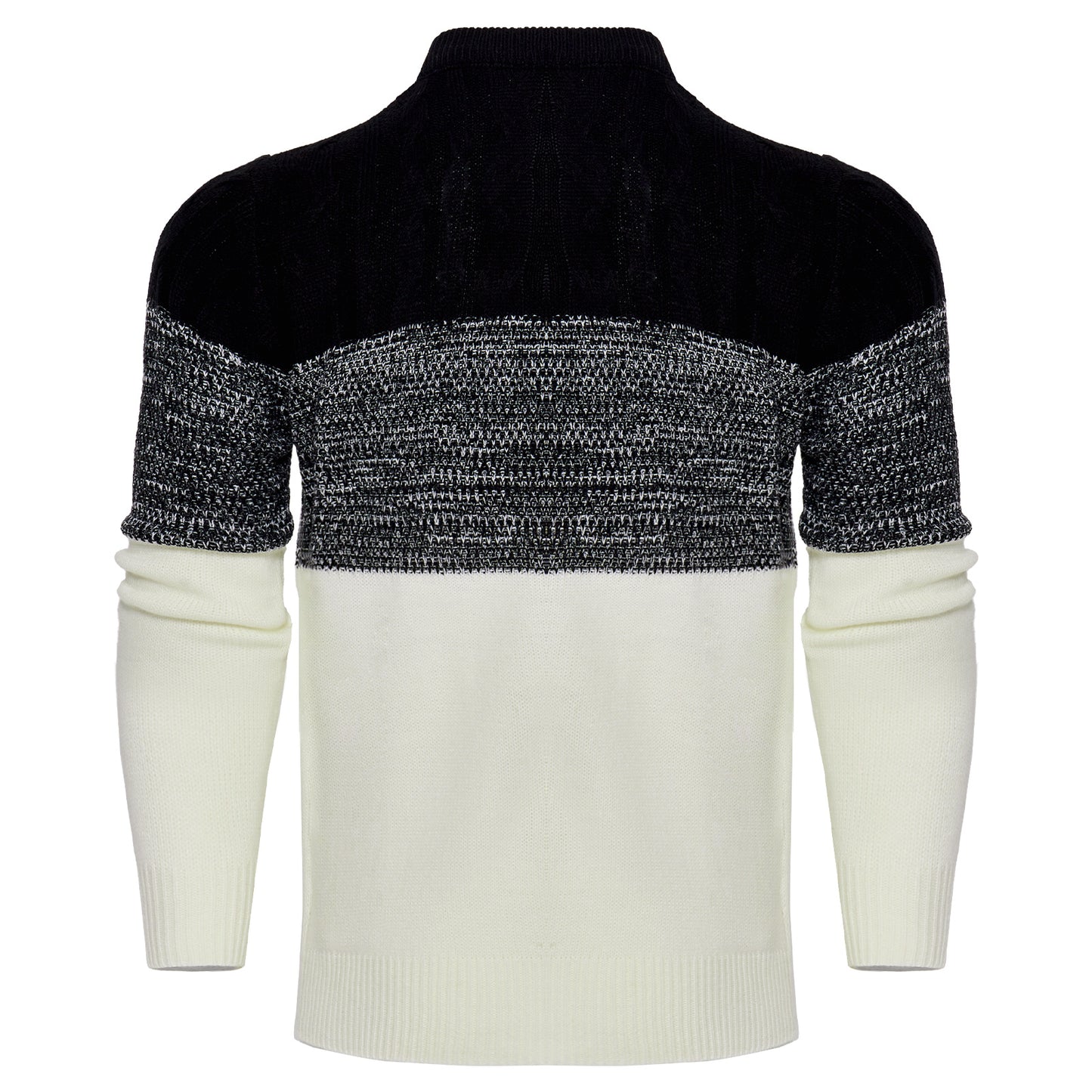 Mens Mixed Knit Sweater - Eterno