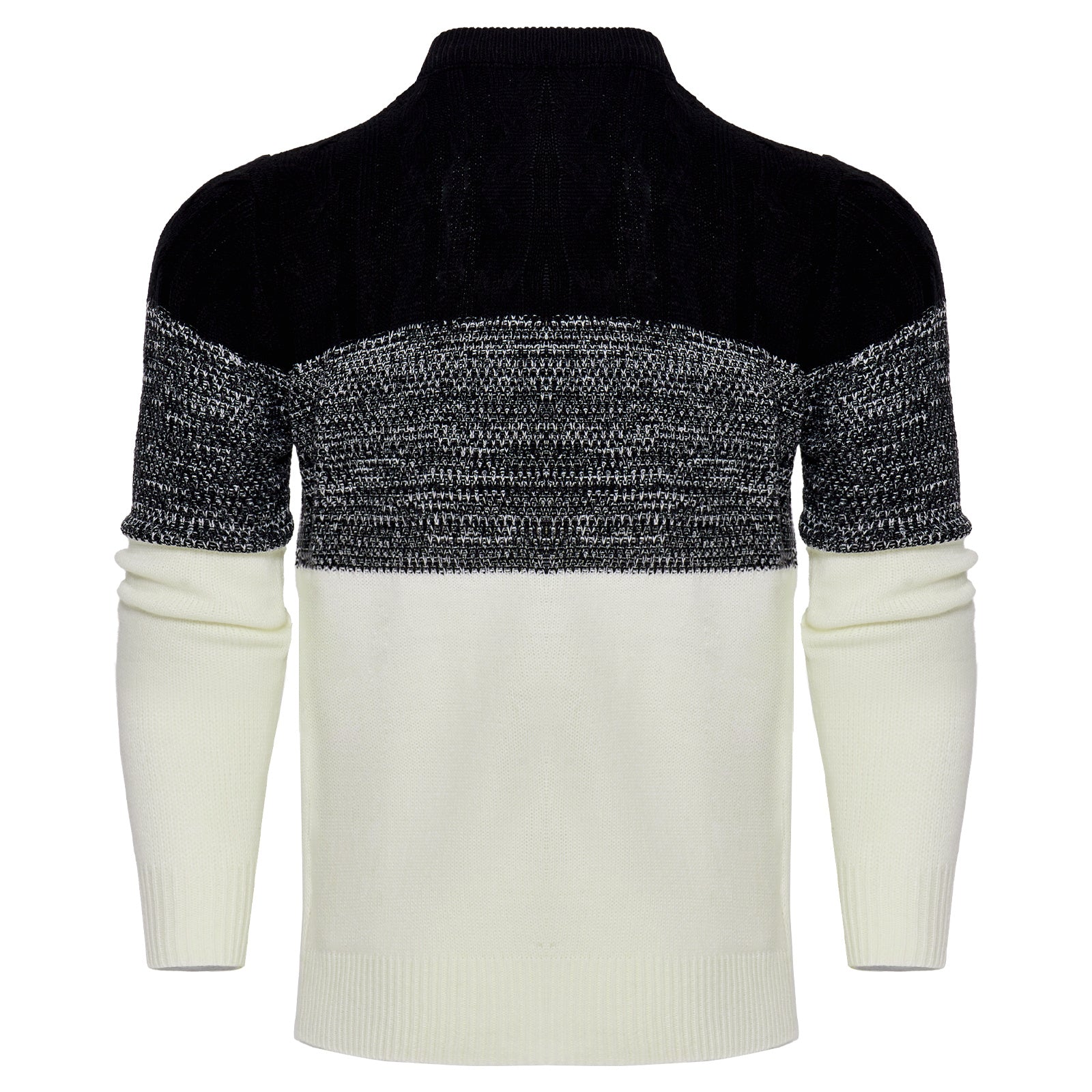 Mens Mixed Knit Sweater - Eterno